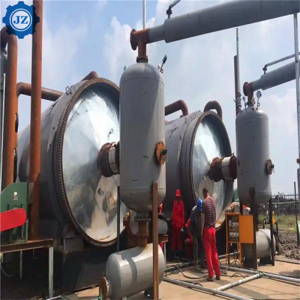 Fully Automatic Continuous Waste Plastic Tyre Recycling To Energy Oil Machine