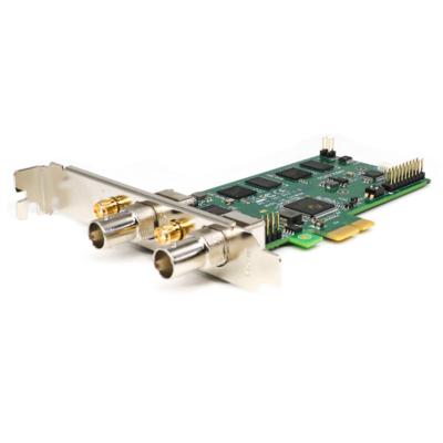 Cartão de captura de vídeo HD SDI de 2 canais PCIe para PC H.264 Codificação Resolução 1920x1080P60
