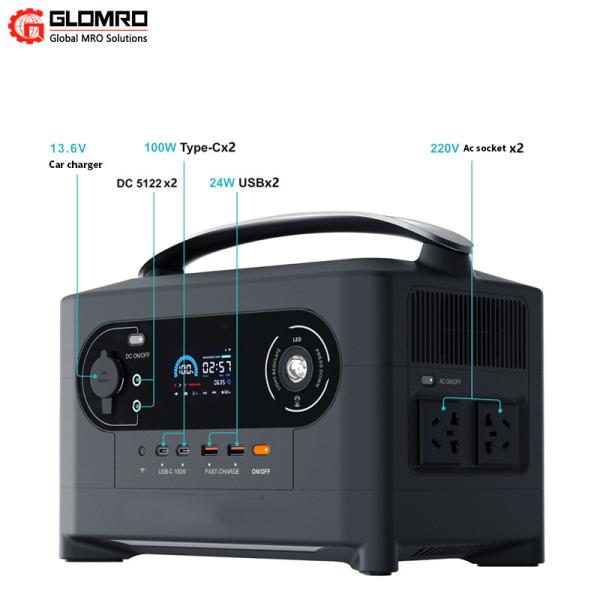 Multi Jack 500W Power Station 176-240VAC Portable Charging Bank