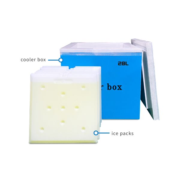 Vacuum Insulated Panel Insulationn Cooler Box With Long Cold Time And Multiple Capacities (4L-200L) Featuring PCM Ice Packs For Medical 2-8C Cold Chain Storage