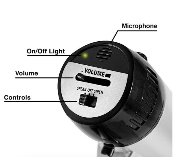 Portable Military Outdoor Loudspeaker Horn Megaphone Speaker With Mic