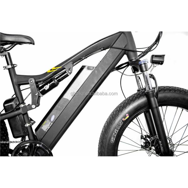 26*2.2 Kenda Tire 48V 17AH Full Suspension Electric Mountain Bike 1000W BaFang Motor