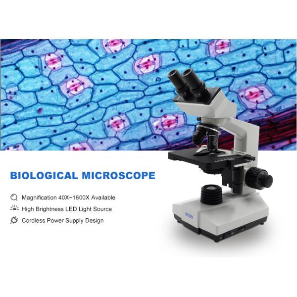 LED A11.1316-B 107BN Optical Student Microscope Binocular 40-1000x WF10x