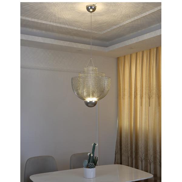 Creative modern gold metal ceiling chandelier art decor hanging lamps led pendant light