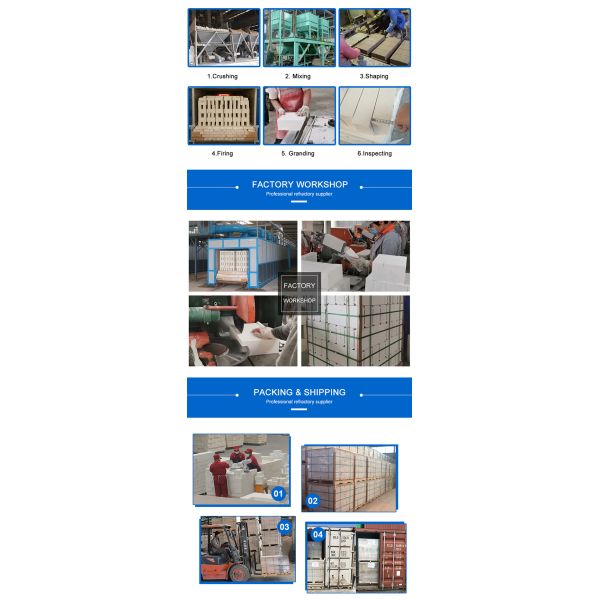 White Mullite Insulation Brick Insulated Lightweight High Temperature Fire Brick