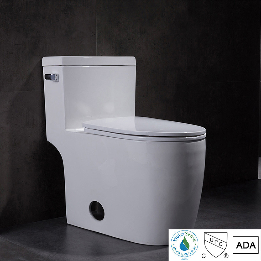 Шар туалета IAPMO CUPC круг супер тихого Commode 1 части сильный топя