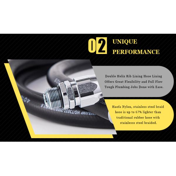 Oil Hose Strong Flexibility Leak Resistant Long Service Life Heat Proof