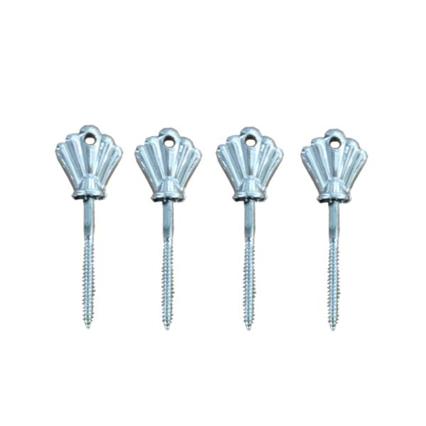 Взрослые штуцеры гроба поверхности ларца привинчивают стиль серебряного цвета 1# африканский