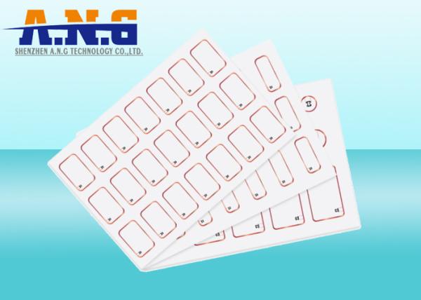 Round 125 Khz Dry Rfid Inlay Copper Antenna 0.35-0.60MM Thickness For LF Tag​