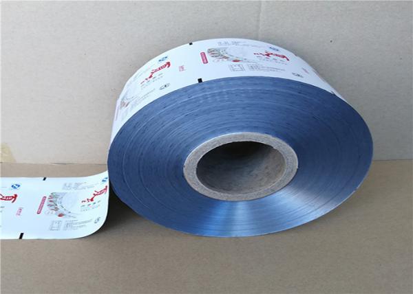 Food Grade Plastic Packaging Film Roll Aluminum Material 3 Layers With PET/AL/PE