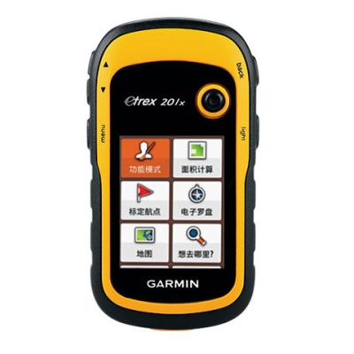 Dispositivo Handheld de medição do tipo Etrex201X GPS de Garmin preto/cor do amarelo