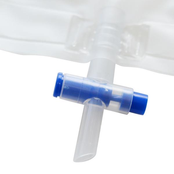 Women Men Children Catheter Collection Bag Medical 2000ml Disposable  With T Valve