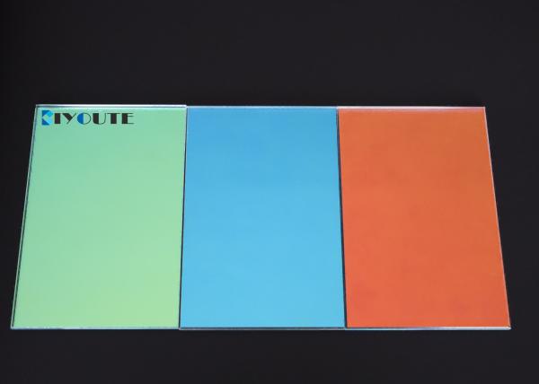 Customized Dichroic Glass With Smooth Surface Thickness Range 2-12mm