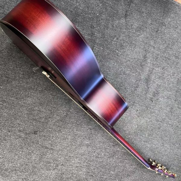 AAAAA solid koa top k24ce body SOLID KOA back side Taylor style acoustic guitar bone nut