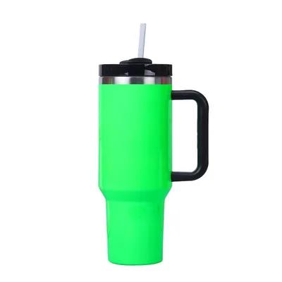 Extinguisseur 40 oz avec poignée étanche en acier à vide tampon tumbler