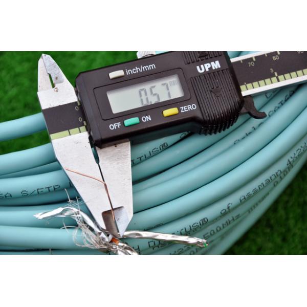 10GB 500MHZ CAT6A SFTP LSZH Solid BC Flexible Network Cable Double Shielded Category 6A Lan Cables