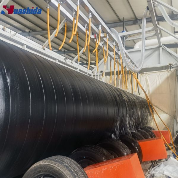 Automated Large-Diameter Pre-Insulated Pipe Production Line with High-Pressure Air Type Polyurethane Spray Foam