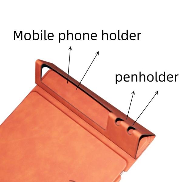 Personalized  Customized Logo Pu Leather Multifunctional Water Proof Smart Foldable Wireless Charging Mouse Pad