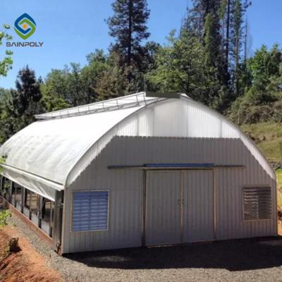 PE 5M Automated Blackout Greenhouse With LED Light Growing System