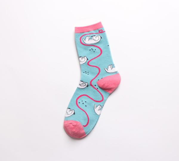 Unisex Unique Dress Women'S Quarter Socks Cotton / Awesome Cotton Girls Socks With Jacquard