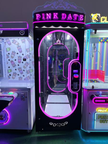 Dreamland Coin Operated Prize Gift Arcade Pink Date Cut Gift Game Machine Factory Prize Game Machine