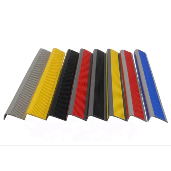 Indoor Outdoor PVC Stair Nosing Edge Trim Strips Customizable Transition Strip for Stairs Cutting Service Included