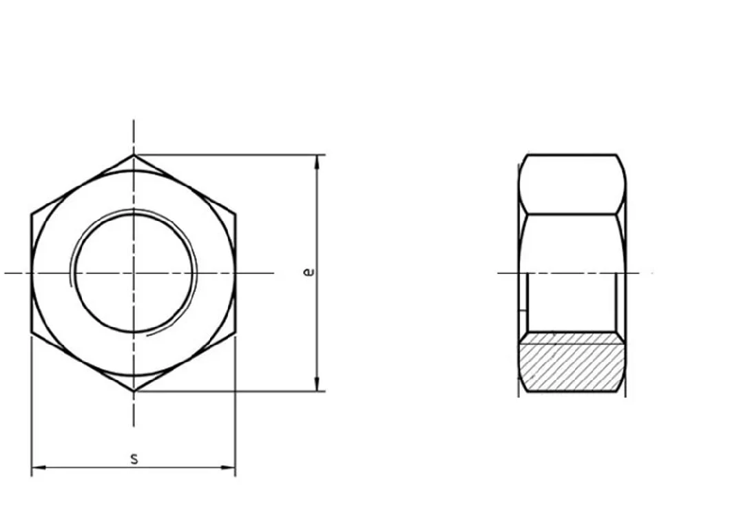 Вковка DIN934 замка нержавеющей стали M20/гайки 304 нейлона горячая