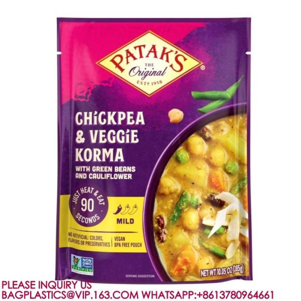 Cooking Bags, Cooking Pouches, Soup bags, Soup Pouches, Juice Beverage Spout Nozzle Pouch