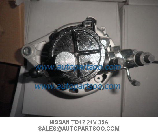 Alternador NISSAN TD42 23100-11T18 NISSAN Patrol SAFARI ALTERNATOR,24V,35 AMP,TD42