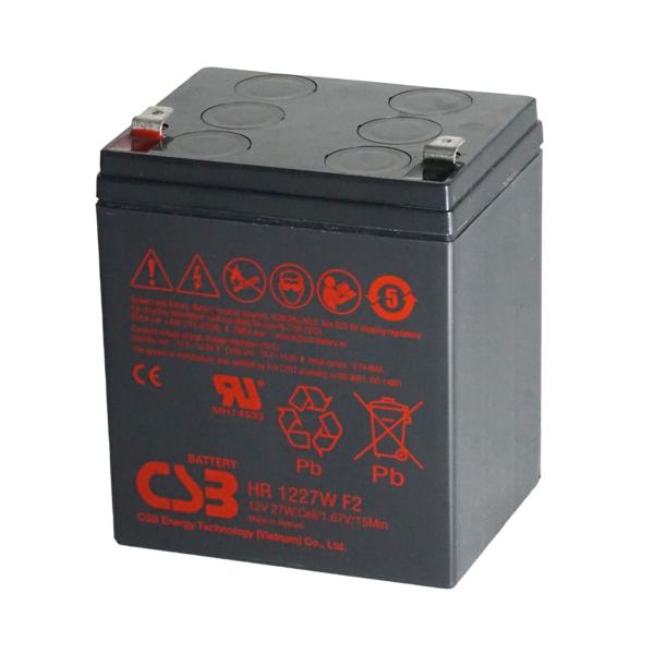 CSB Battery HR1227W 12V 27W Rechargeable Maintenance-Free Lead Acid AGM Battery