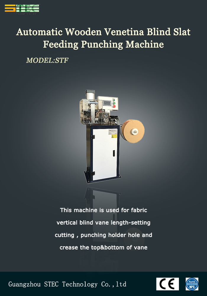 Full Auto Vertical Blind Forming Machine Cutting And Punching Blind Fabric