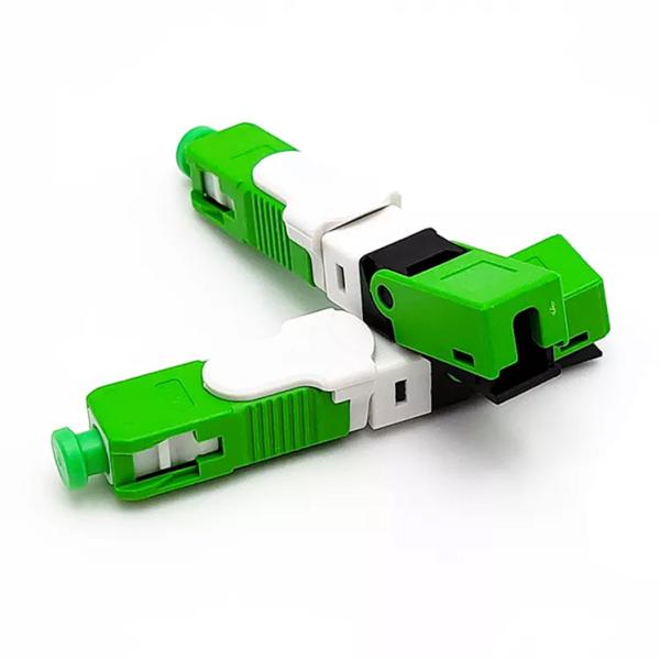 Conector rápido rápido de fibra ótica do conjunto de campo do SC APC SX 9 do conector de ESC250D FTTH/125μm