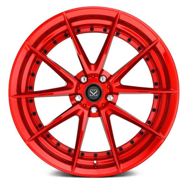 pcd 139.7 114.3 130 red brushed auto aluminium window wheels and rims