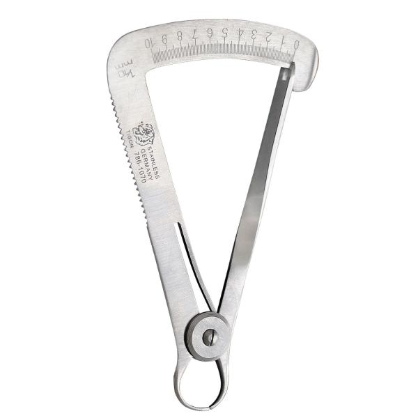 Stainless Steel Inside Calipers Degree Gauge Measuring 0-10mm