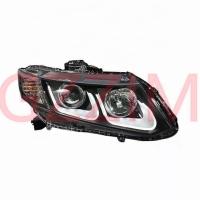 Lumière avant pour Honda Civic 2012 2013 2014 2015 ABS lampe avant LED en plastique
