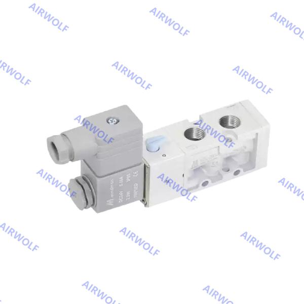 MVSC-260-4E1 MVSC-260-4E2 Pneumatic Solenoid Valves Mindman 5/2 Way  Aluminum DC24V AC220V AC110V DC12V