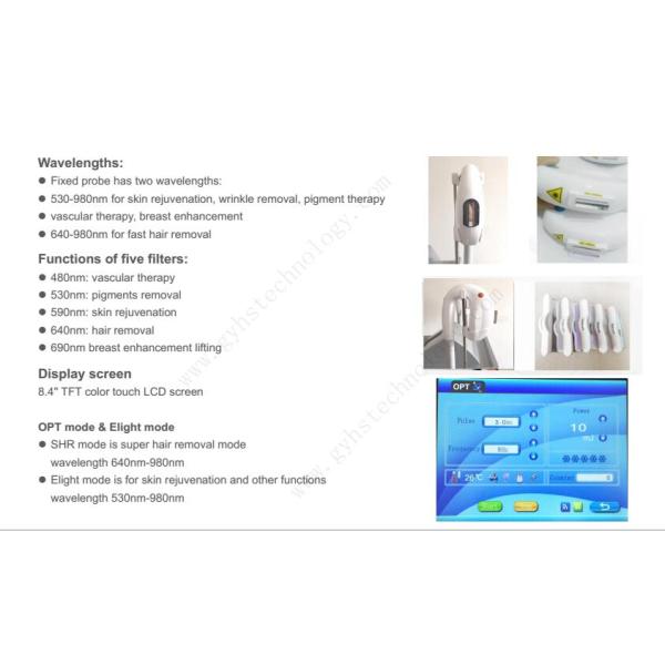 Skin Rejuvenation Multifunctions Ipl Shr Hair Removal Machine For Aesthetic Salon