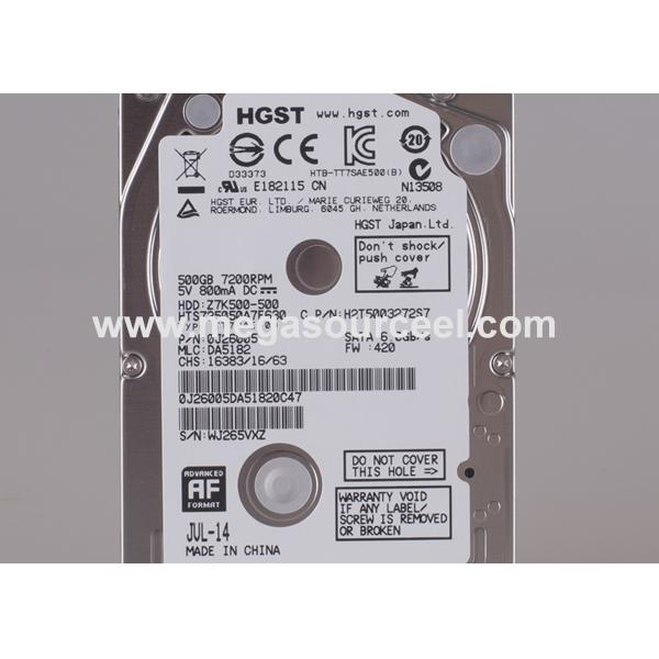 500GB 2.5 Inch Notebook Hard Drive 7200 RPM Z7K500 Hitachi HTS725050A7E630