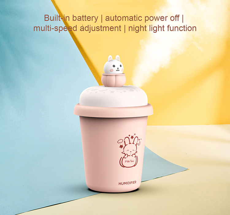 увлажнитель очистителя воздуха 1200mAh 152x90x90mm беспроводной для автомобиля