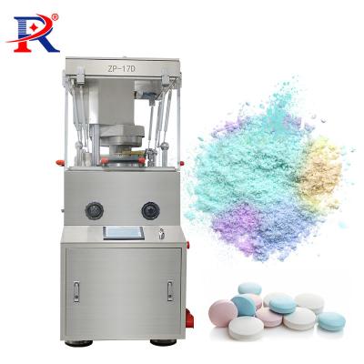 Máquina para fabricação de comprimidos farmacêuticos 17D 40mm rotativa automática para pílulas