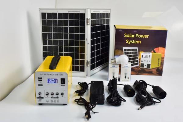 Factory Sales Outdoor Camping RV Fishing Travel Party Outdoor-Working Generator 84W Solar Portable Power Station