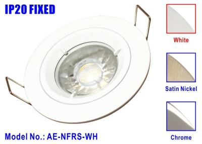 Die Cast Aluminium GU10 MR16 IP20 Fixed Downlighter - White Color