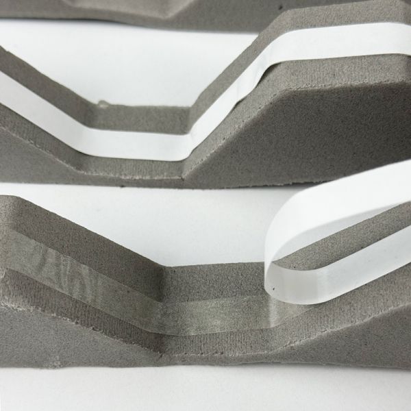 45kg/M3 Corrugated Metal Roof Closure Strips Waterproof Corrugated Foam Filler Strips