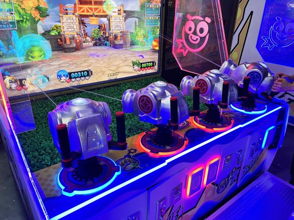 Durable Ticket Redemption Game Machine 450kg Multi Language Support  For 4 Players
