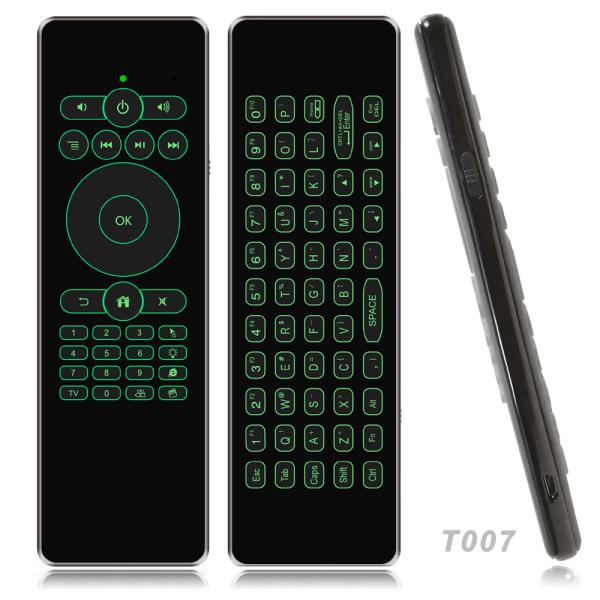 7 Colors Backlit Wireless Keyboard And Mouse Combo For Smart Android TV