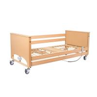 Couchette de soins infirmiers pour personnes âgées de bois électrique 5 fonctions