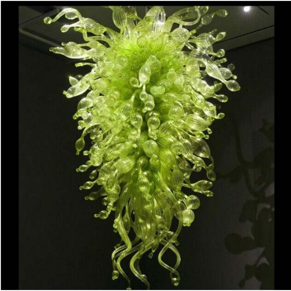 Art Deco Blown stained Glass Chandelier for Project Home Lights (WH-BG-06)