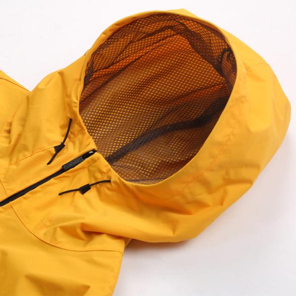 Customized O Neck Hooded Outdoor Jacket Mens Standard Thickness Sports Clothes