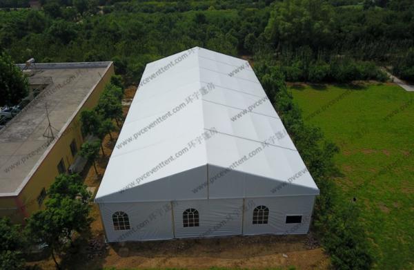 15 x 30m Giant White PVC Event Tent , Outdoor Canopy Party Tent Camouflage Decorations