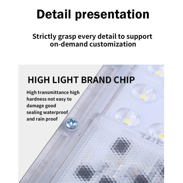 600W Solar Street Lights Outdoor 60000 Lumens Motion Sensor And Remote Control